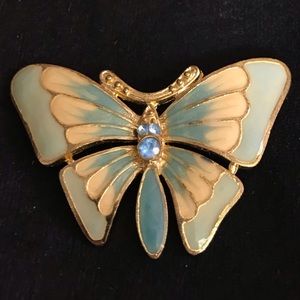 Jewelry | Vintage Butterfly Brooch Pin 